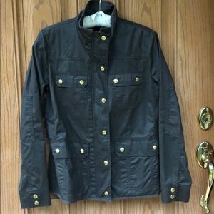 J crew light weight field jacket 100% cotton